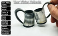 Handcrafted Viking Horn Shot Mug: Valhalla Ale Beer Cup (70ml)
