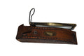 Watts and Sons Ltd. Opticians London 1814 Brass Magnifying Glass With Leather Case Antique Replica