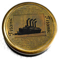 Antique Titanic History Compass Solid Brass 3 inch Round Shape Compass Replica Collectible Gift